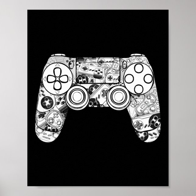 Shirt Gaming levererar För manar boys videospelsko Poster (Framsidan)