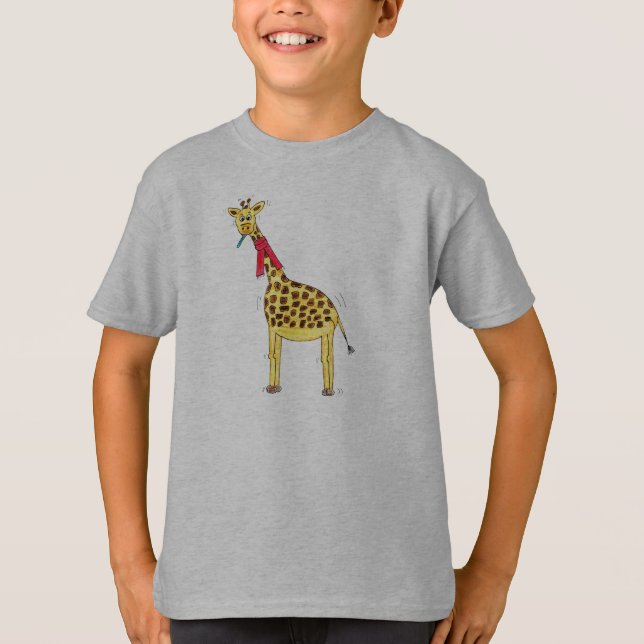Shirt Giraffe Tröja (Framsida)