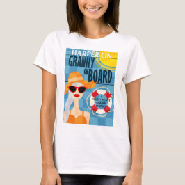 SHIRT Granny ombord av Harper Lin Bok Cover T Shirt