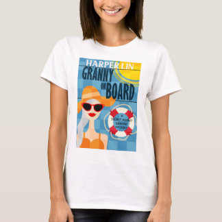 SHIRT Granny ombord av Harper Lin Bok Cover T Shirt