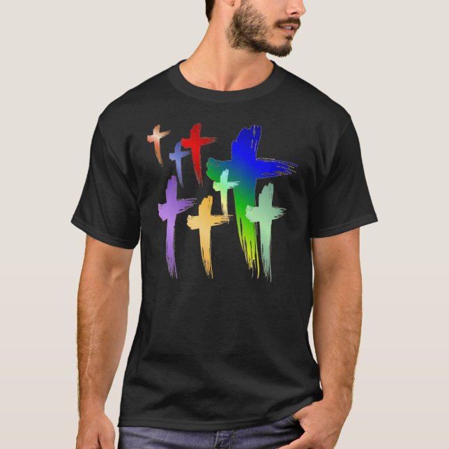 SHIRT_manycrosses Tröja (Framsida)