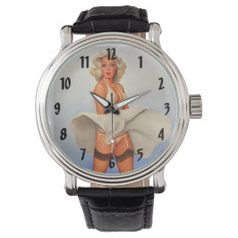 Shirt Nostalgic Pin Up Girl Armbandsur