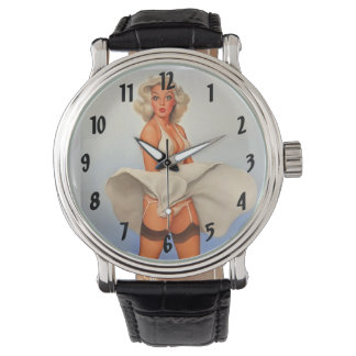 Shirt Nostalgic Pin Up Girl Armbandsur