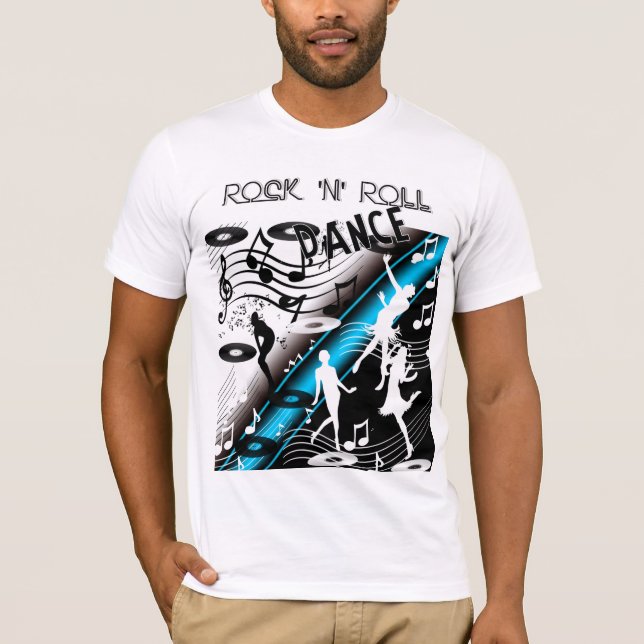 Shirt Rock 'N' Roll Dans Tee (Framsida)