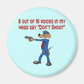 SHIRTPolice_hund_K9a Magnet