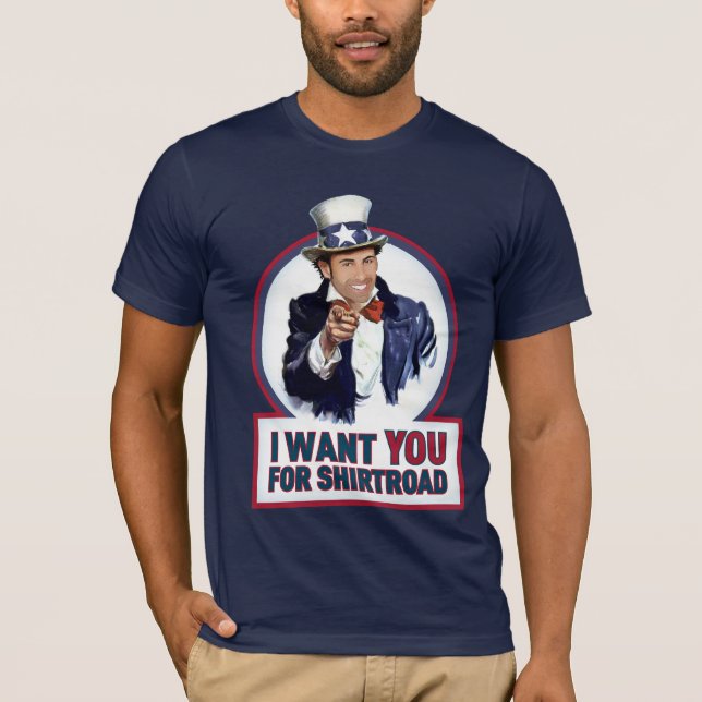 ShirtRoad önskar dig! Tee Shirt (Framsida)