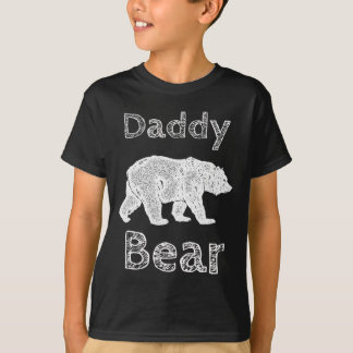 Shirts För manar Funy Pappa Bear T Shirt Far Da