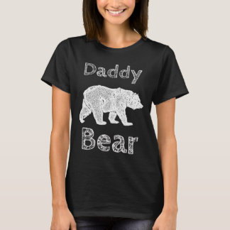 Shirts För manar Funy Pappa Bear T Shirt Far Da