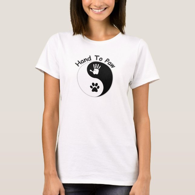 Shirts: HandToPaw Yin-Yang Ringer Tee Shirt (Framsida)