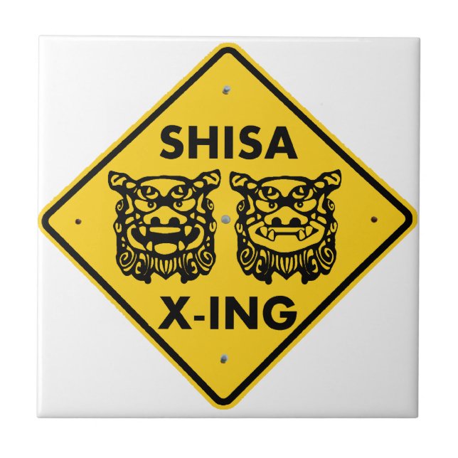 Shisa X-ing Kakelplatta (Framsidan)