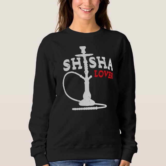 Shisha Hookah Steam Smoke T Shirt (Framsida)
