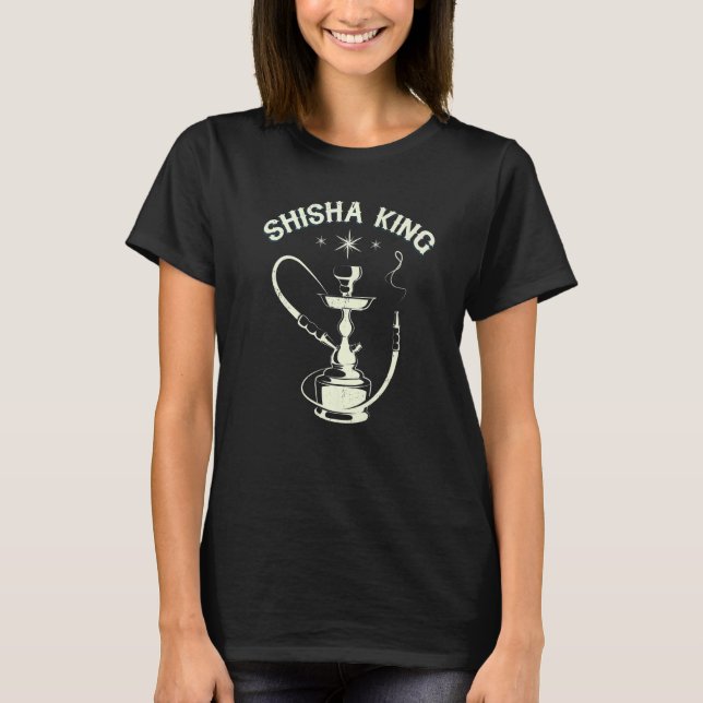 Shisha Kung Shisha Hookah Smoking Premium T Shirt (Framsida)