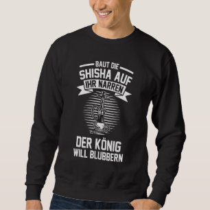 Shisha Kung Shishabar Vatten Pipe Ord Lång Ärmad Tröja