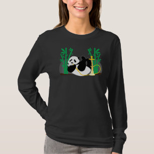 Shisha Panda Hookah Steam Smoking T Shirt