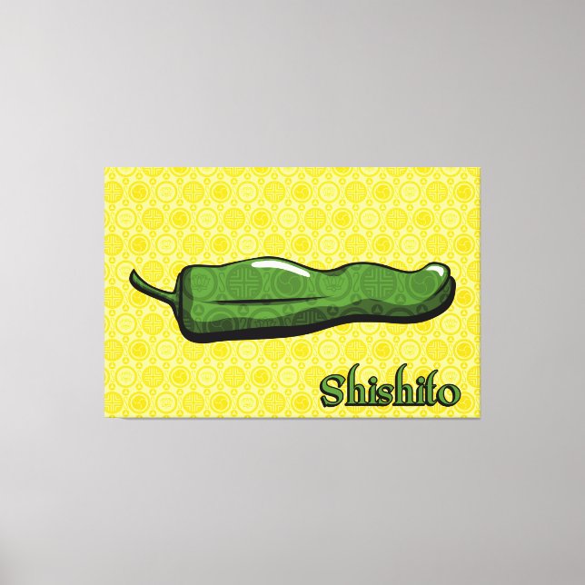 Shishito Chili Pepper Canvas Art (Framsida)