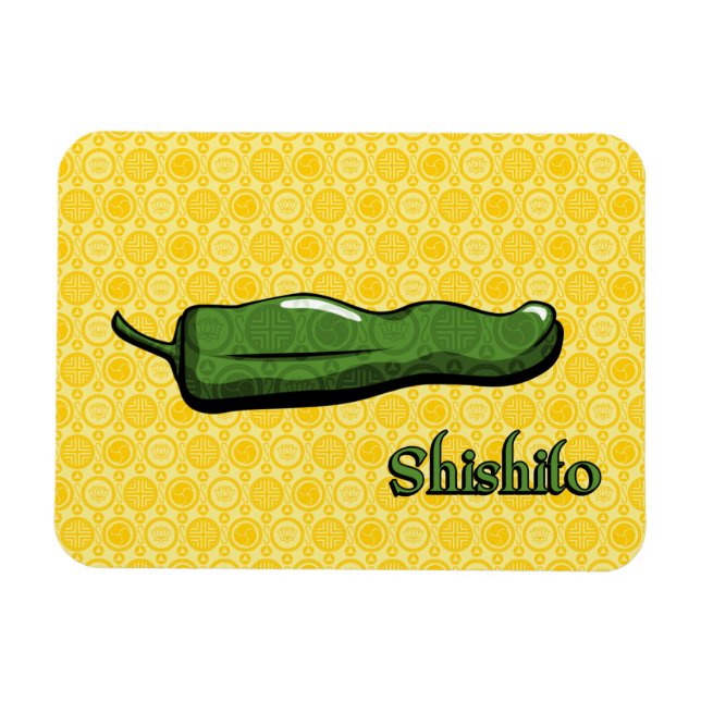Shishito Chili Pepper Flexible Magnet (Horisontell)