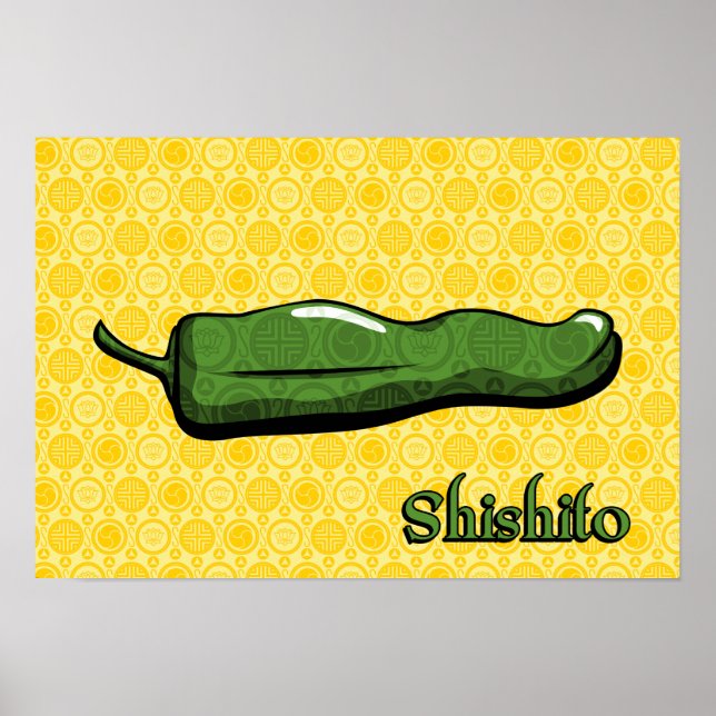 Shishito Chili Pepper Poster (Framsidan)