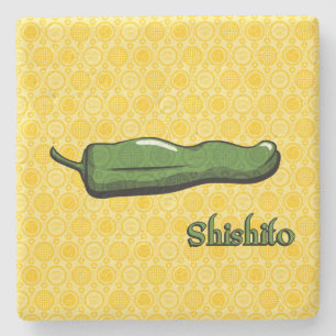 Shishito Chili Pepper Stone Underlägg