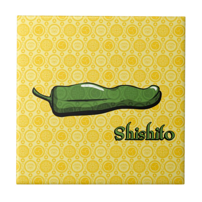 Shishito Chili Pepper Tile Kakelplatta (Framsidan)