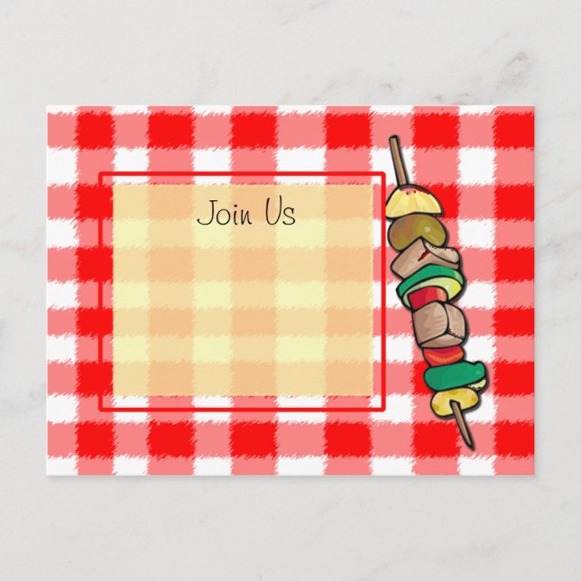 shishkabob vykort (Framsida)