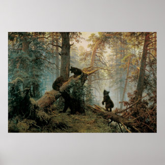 Shishkin, Ivan - God morgon i Gräs Poster