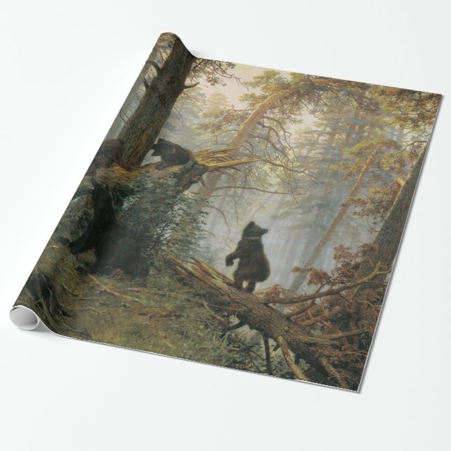 Shiskin's Forest Art som omsluter pappra Presentpapper (Utrullad)