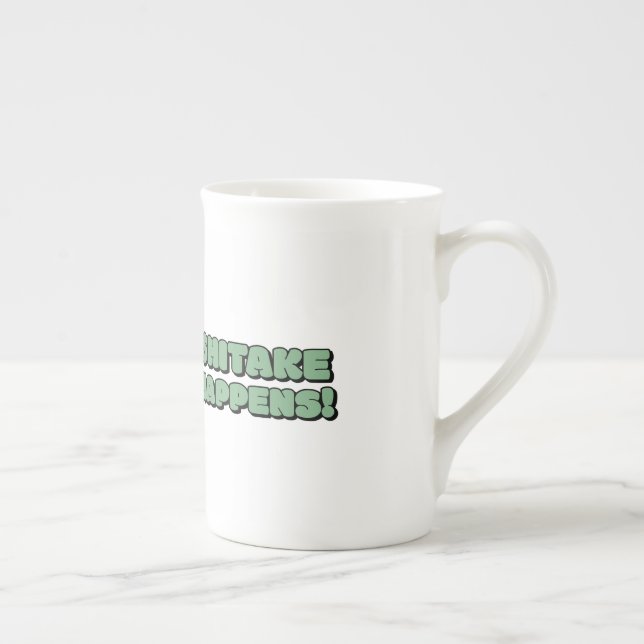 Shitake händer benporslin mugg (Höger)