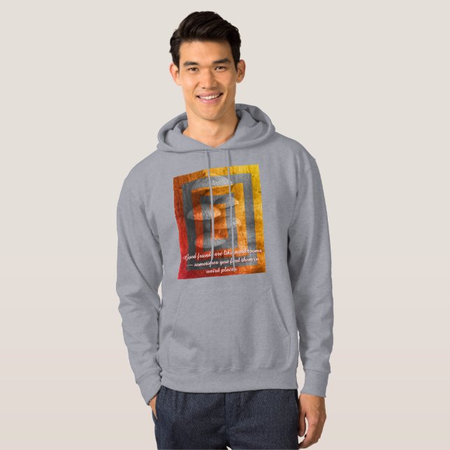 Shitake POH09 Pullover Hoodie T-Shirt (Hel framsida)