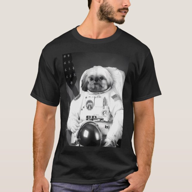 Shitsu Astronaut T Shirt (Framsida)