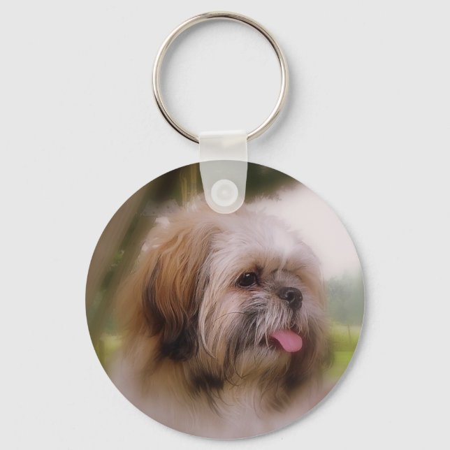 Shitzu LUV Nyckelring (Framsida)