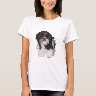 Shitzu Shih Tzu Puppy Hundar Tee Shirt