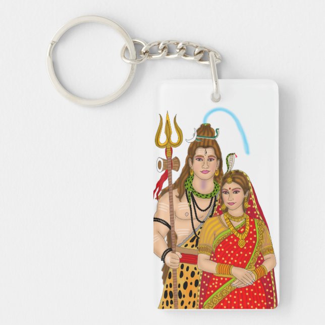Shiv Parvati Keychain (Framsidan)