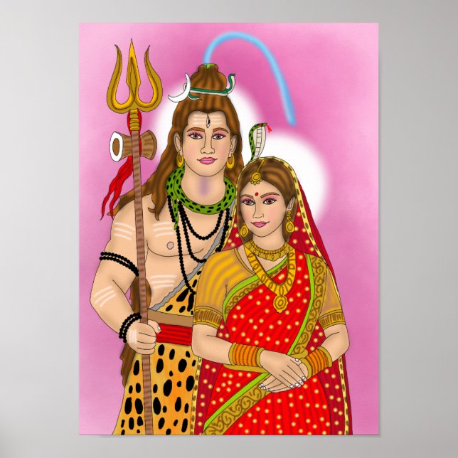 Shiv Parvati Poster (Framsidan)