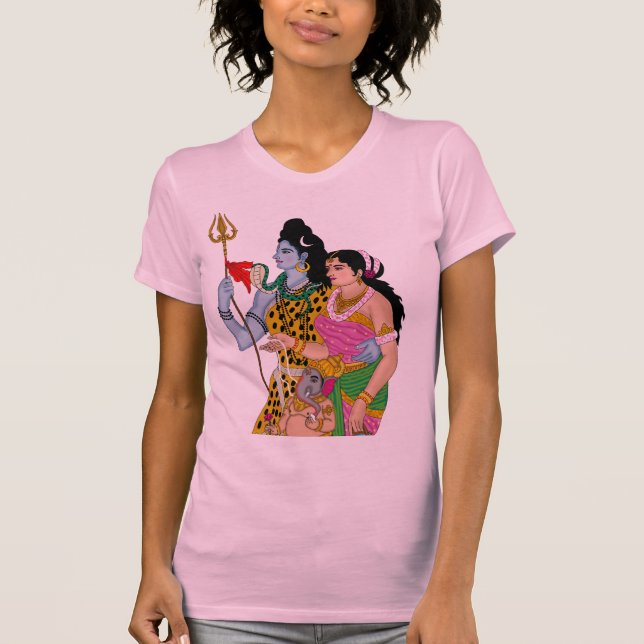 Shiv Parvati T-Shirt (Framsida)