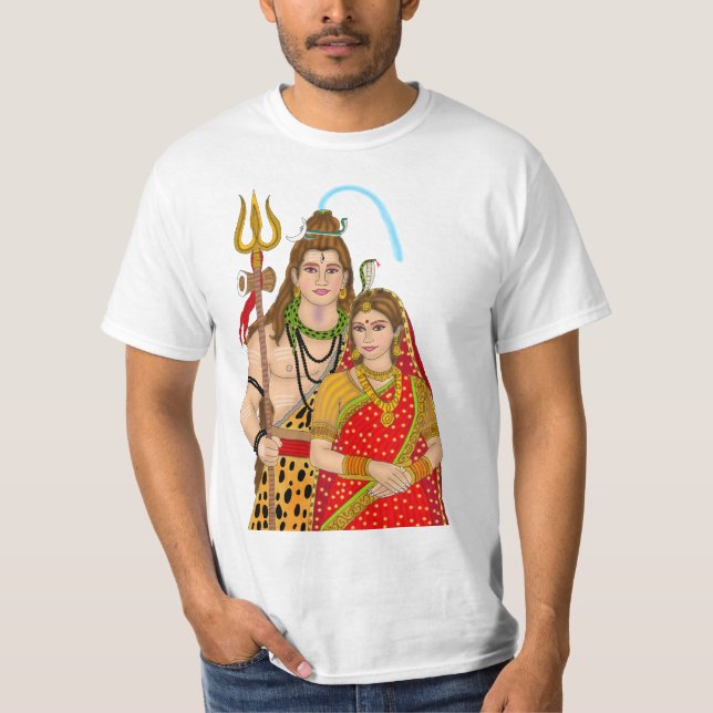 Shiv Parvati T-Shirt (Framsida)