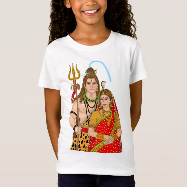 Shiv Parvati T-Shirt (Framsida)