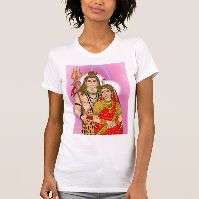 Shiv Parvati T-Shirt (Framsida)