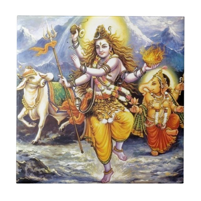 Shiv-Shankar Kakelplatta (Framsidan)
