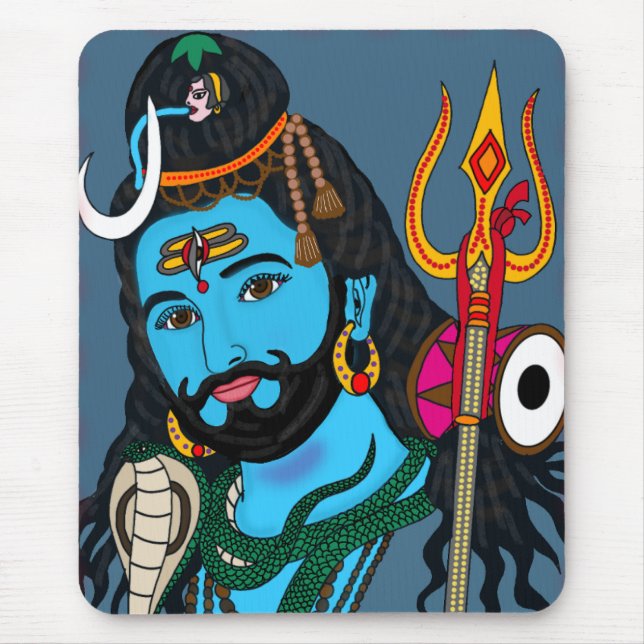 Shiva Ansikts Pappersvaror Musmatta (Framsidan)