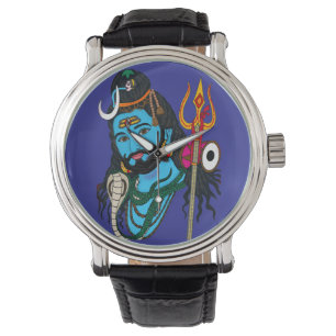Shiva Ansikts Väggtimme Armbandsur