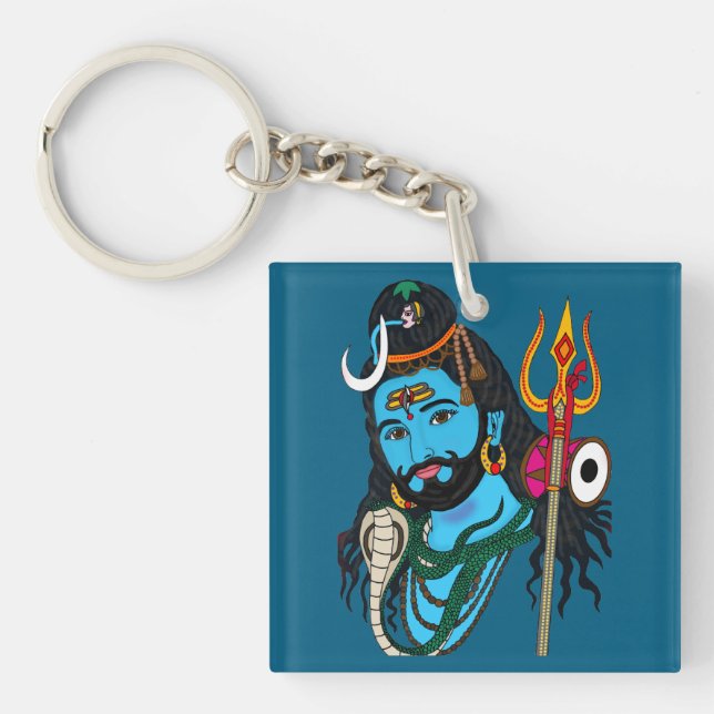 Shiva-ansiktsnyckelring (Framsidan)