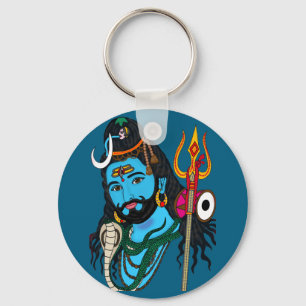 Shiva-ansiktsnyckelring Nyckelring