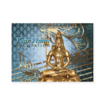 Shiva Blue Damask - Business-, Profilkort