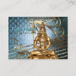 Shiva Blue Damask - Business-, Profilkort Visitkort
