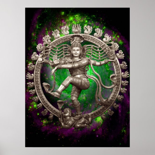 Shiva Dancing Circle Poster (Framsidan)