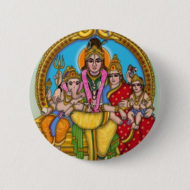 Shiva Familj Knapp Set (Framsida)