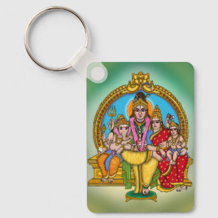 Shiva Familje Nyckelring