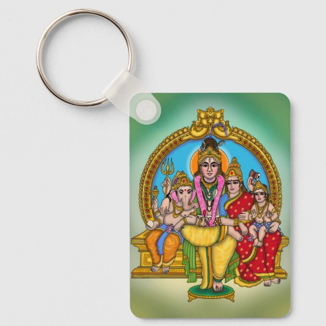 Shiva Familje Nyckelring (Framsida)