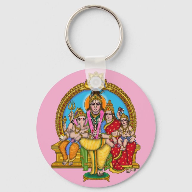 Shiva familjenyckelring nyckelring (Framsida)