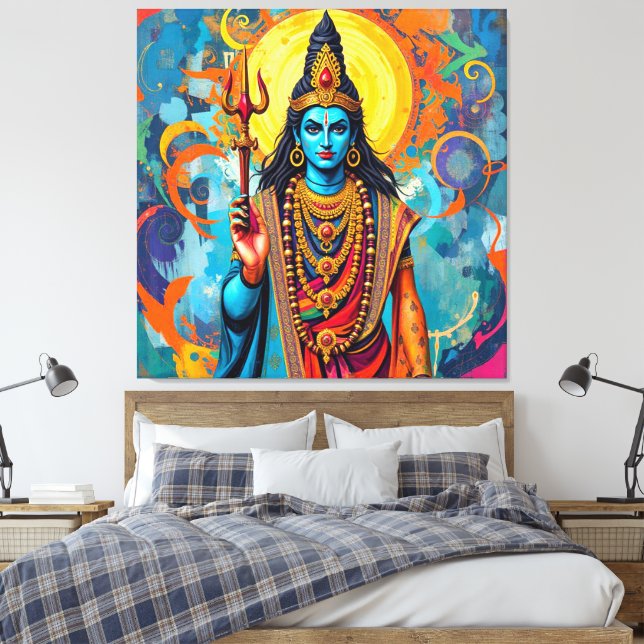SHIVA FÖRSTÖRAREN CANVASTRYCK (Insitu (sovrum))